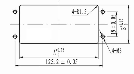 Type J16G4 rectangular connectors  Connectors panel cutouts