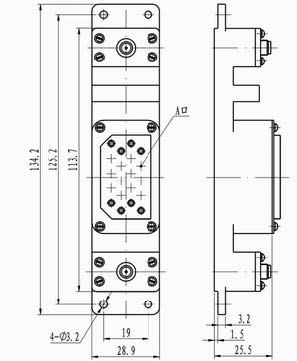 Type J16G4 rectangular connectors  Connectors Product Outline Dimensions