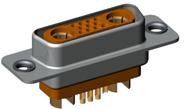 CDb solder contact rectangular connectors Connectors Receptacle