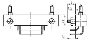 Type ZL installation accessories and variations for contact tail end Connectors Product Outline Dimensions