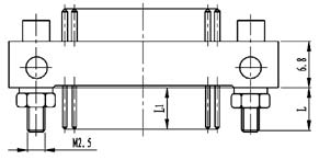 Type ZM installation accessories and variations for contact tail end Connectors Product Outline Dimensions