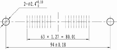 J15-128 series Connectors Product Outline Dimensions