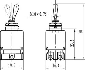 KNM series Connectors Product Outline Dimensions