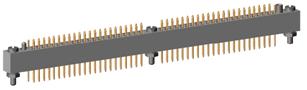I-line contact for PCB Connectors Plug