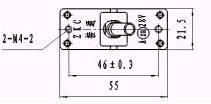 ZKC Automatic Protective Switch series Relays Product Outline Dimensions