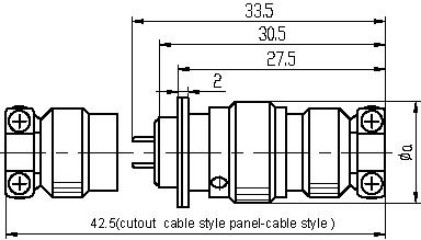 Y8B,Y8C series Connectors Product Outline Dimensions