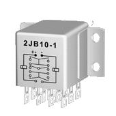 2JB10-2 Magnetism Keep and hermetical relay series Relays Product solid picture