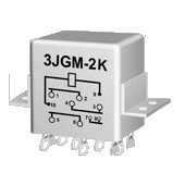 3JGM-2K High power and hermetical relays series Relays Product solid picture