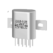 2JLB-2 miniature and hermetical Electromagnetism relay series Relays Product solid picture