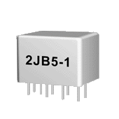 2JB5-1 miniature and hermetical Electromagnetism relay series Relays Product solid picture
