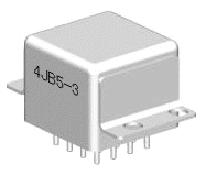 4JB5-3 miniature and hermetical Electromagnetism relay series Relays Product solid picture