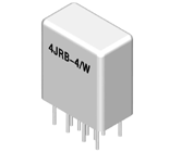 4JRB-4W miniature and hermetical Electromagnetism relay series Relays Product solid picture