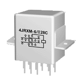 4JRXM-6 miniature and hermetical Electromagnetism relay series Relays Product solid picture