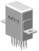 6JT2-2 miniature and hermetical Electromagnetism relay  series Relays Product solid picture
