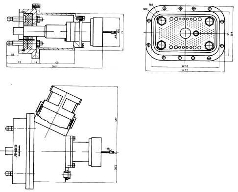JF5 Brush off Electrical Connector series Connectors Product Outline Dimensions