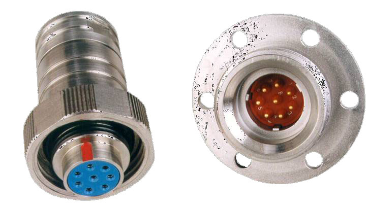 YS2 series underwater circular  series Connectors Product solid picture
